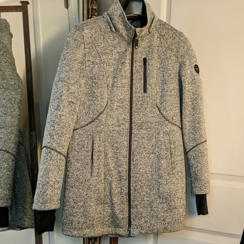 Halifax Traders Black & White Lightweight Coat